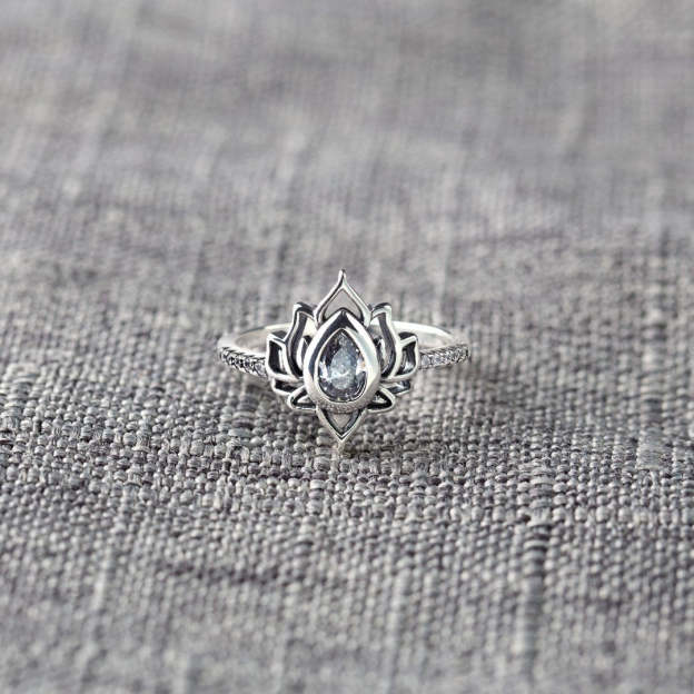 Fck My Trauma Lotus Ring