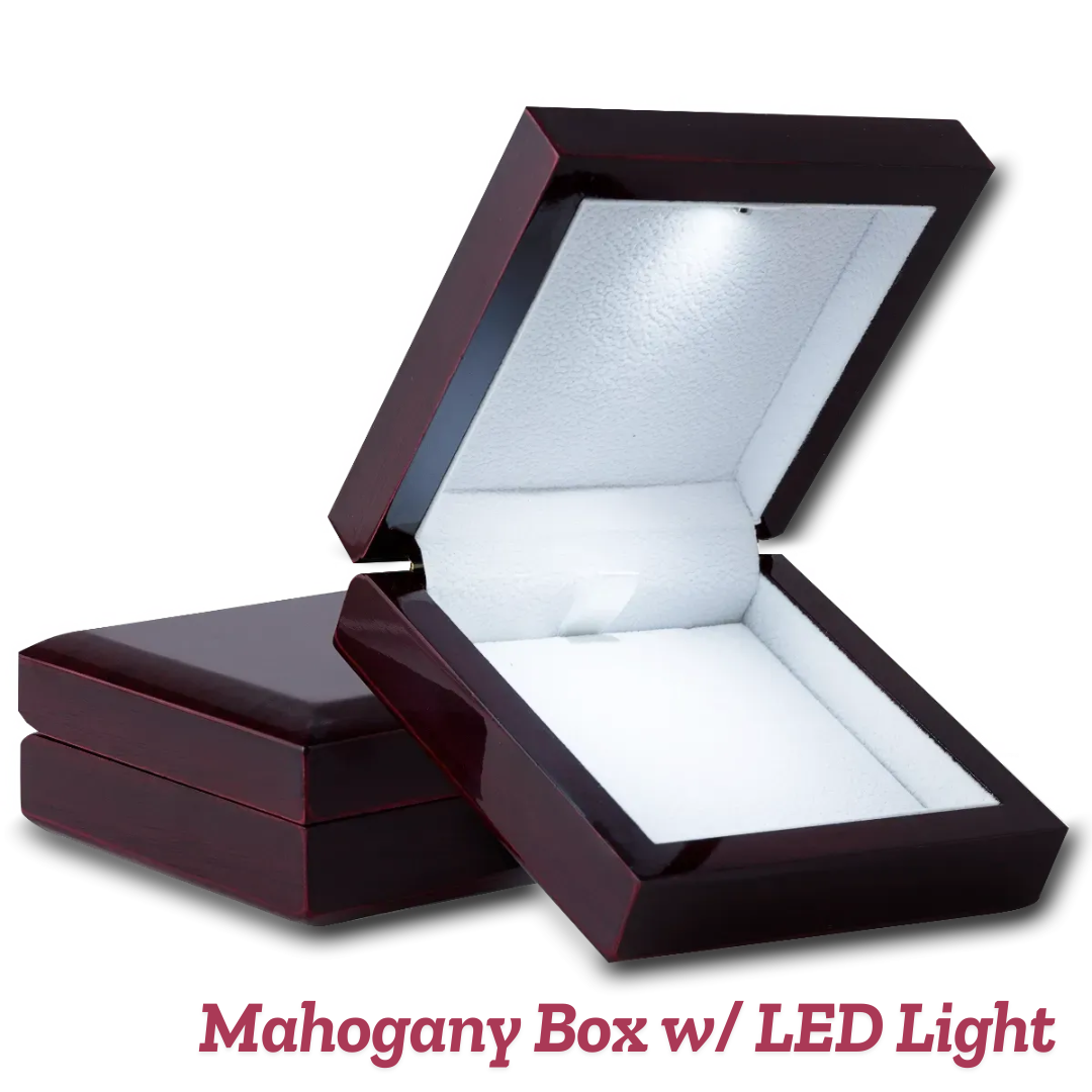 Daughter's 4-Leaf Clover "Lucky Charm" Necklace and Forever Rose Gift Box