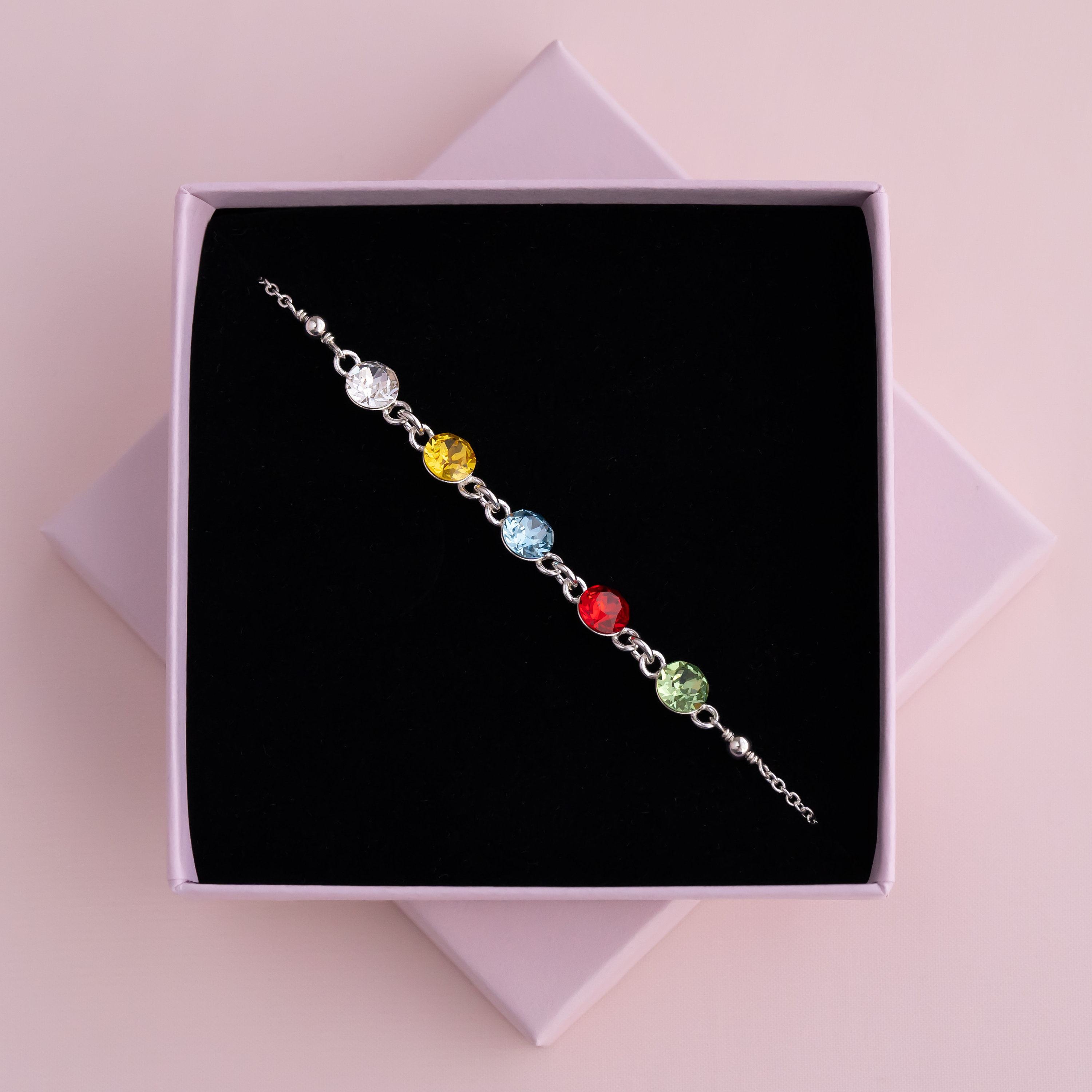 Custom Birthstones Bracelet