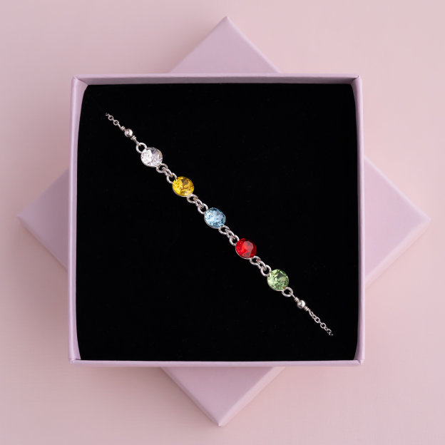 Custom Birthstones Bracelet