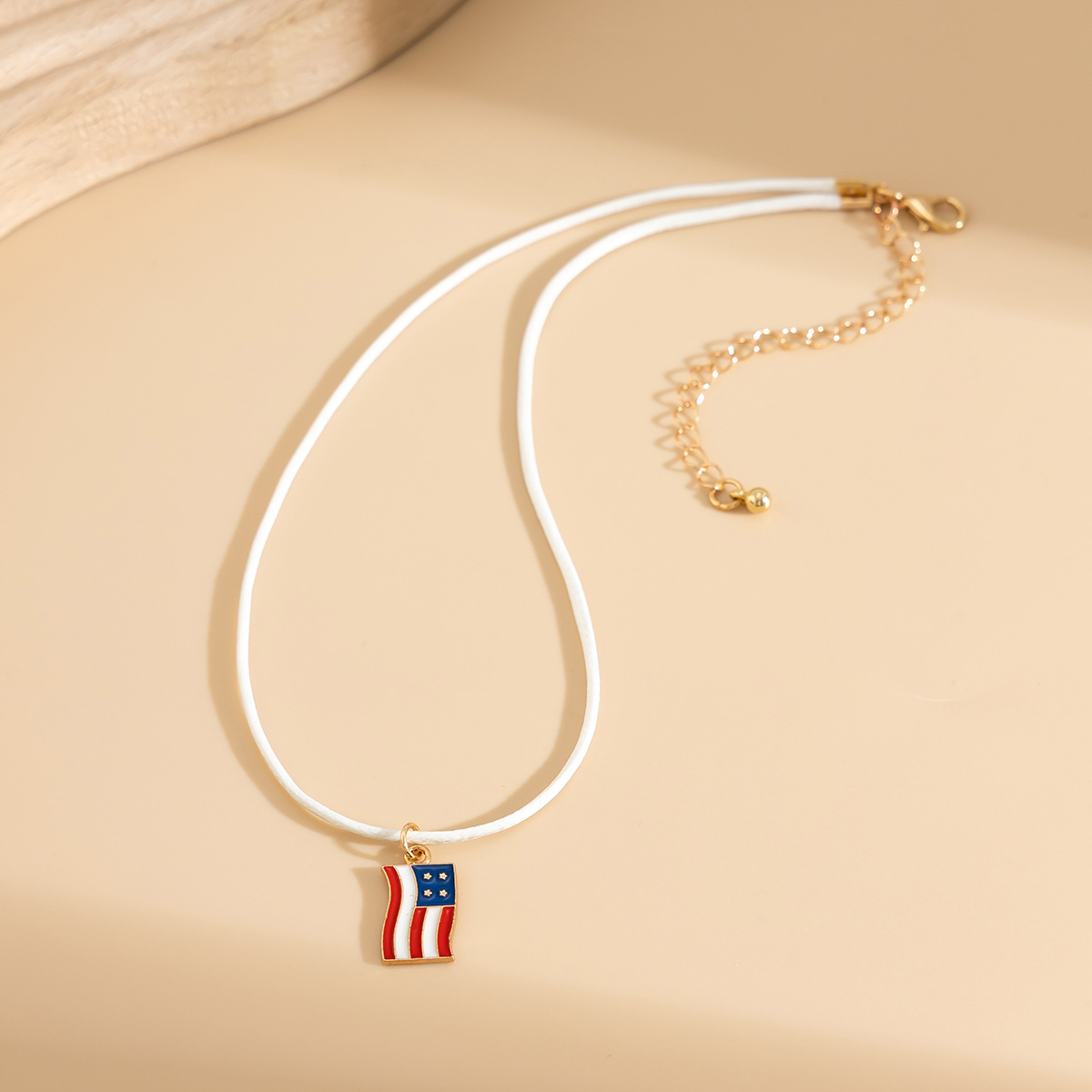 US Flag Necklace
