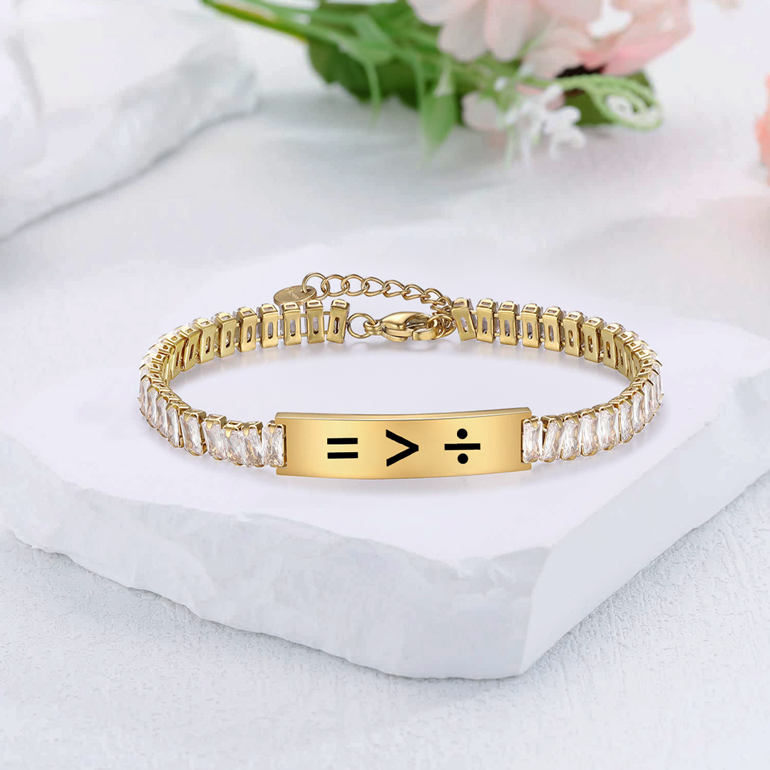 Equality Short Tennis Bracelet