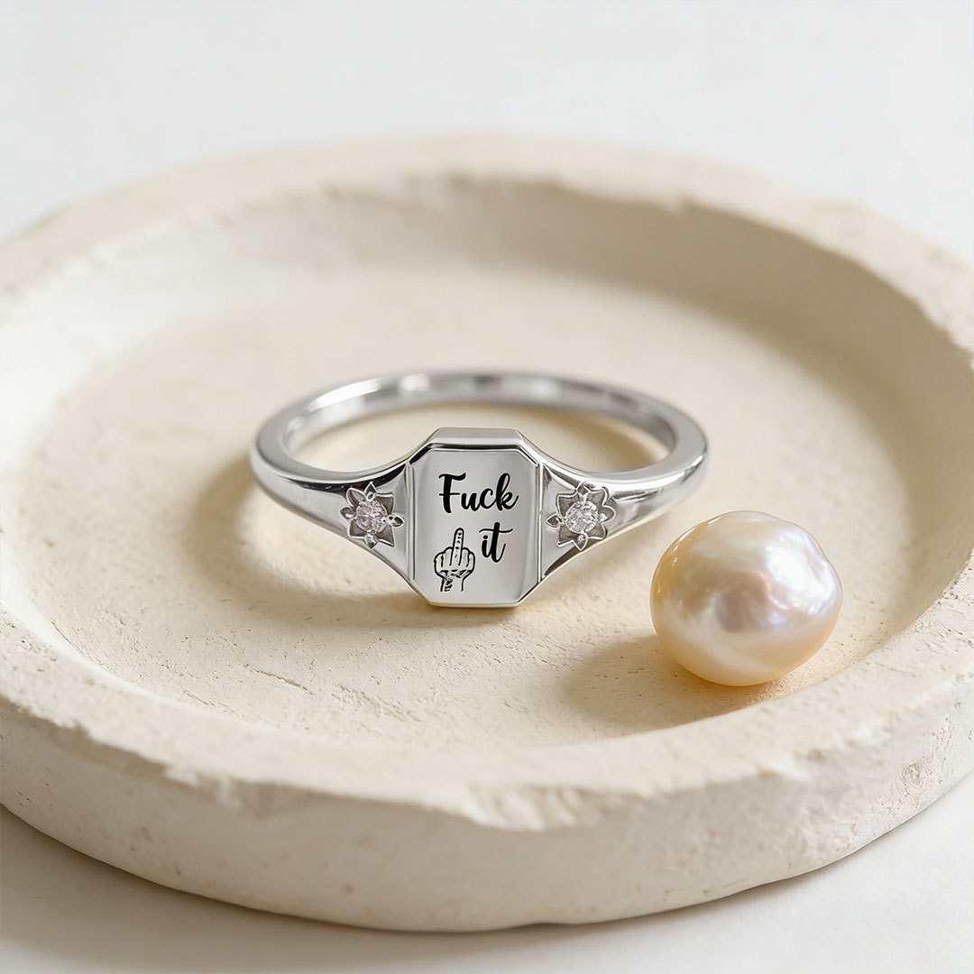 🖤 Fuck It Ring -Choose Yourself First