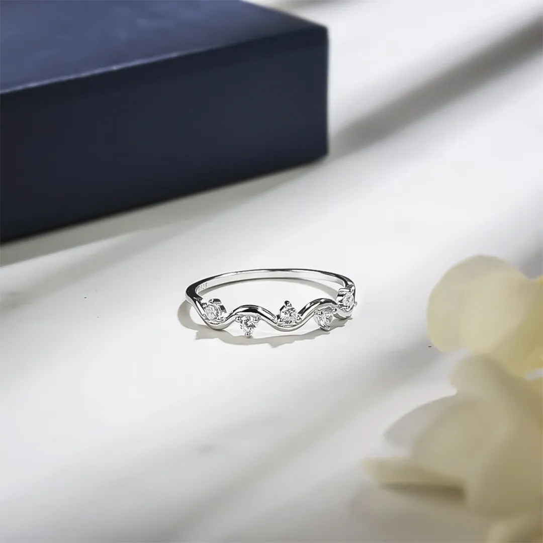 For Besties- S925 We’ve Survived Too Many Storms Diamond Ring