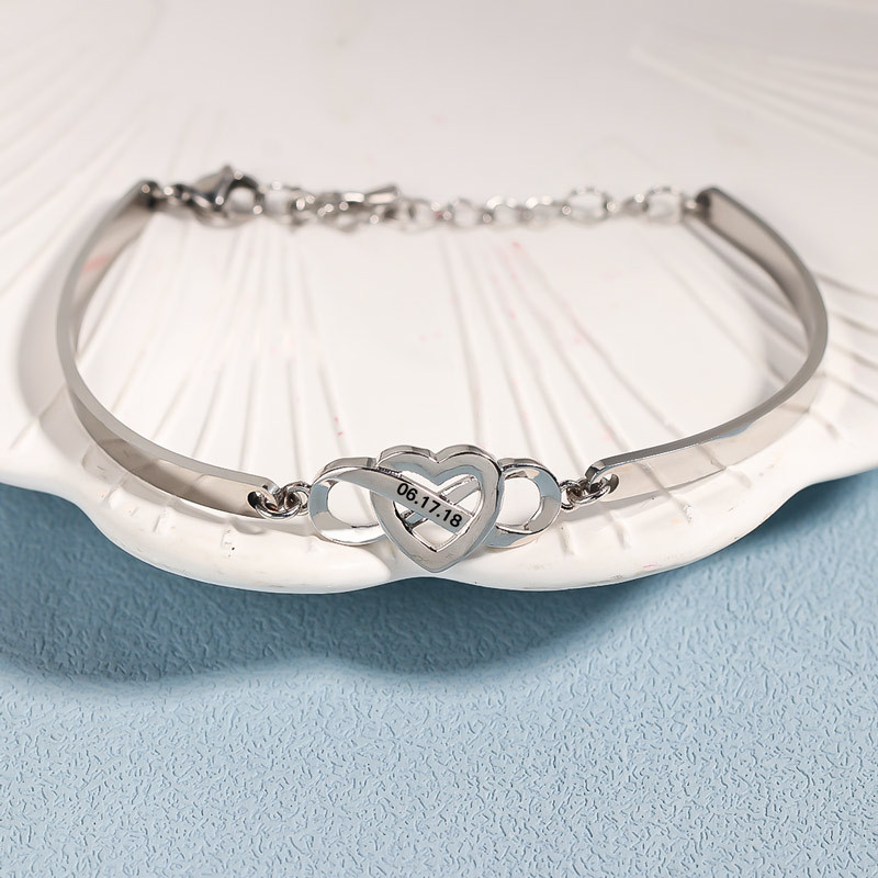 Date Custom Infinite Love Bracelet