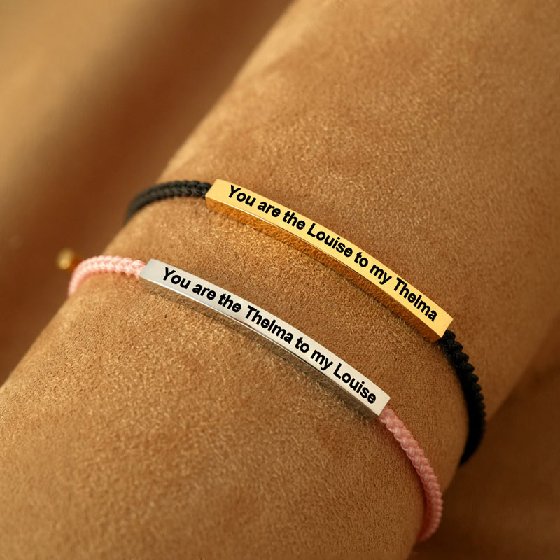 For Friend - You Are The Louise To My Thelma Mtaching Friends Bracelet