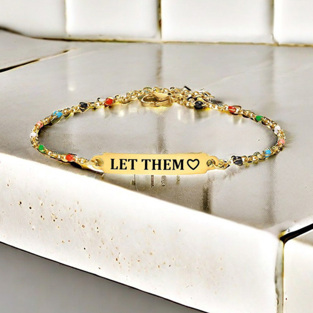 Let Them Dainty Colorful Bracelet