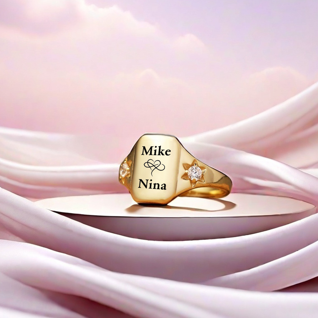 For Love - S925 You & Me Custom Ring