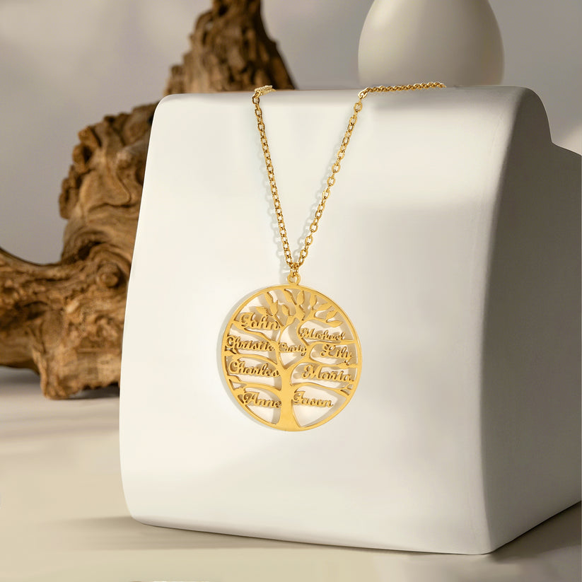 Family Tree of Love - Necklace with Luxury LED Box