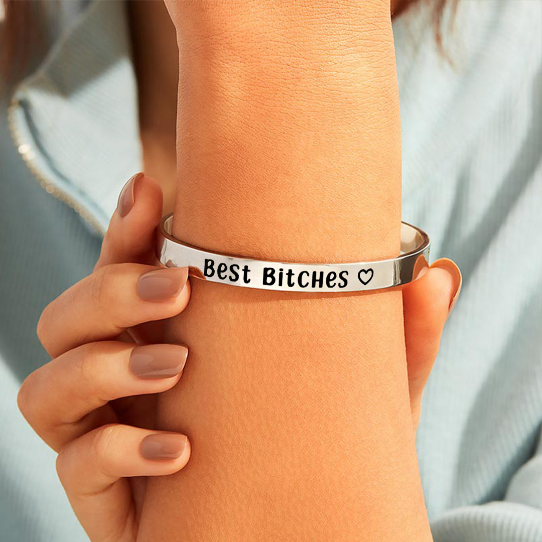 For Friend - You're My Favorite Bitch To Bitch About Bitches With Cuff Bracelet