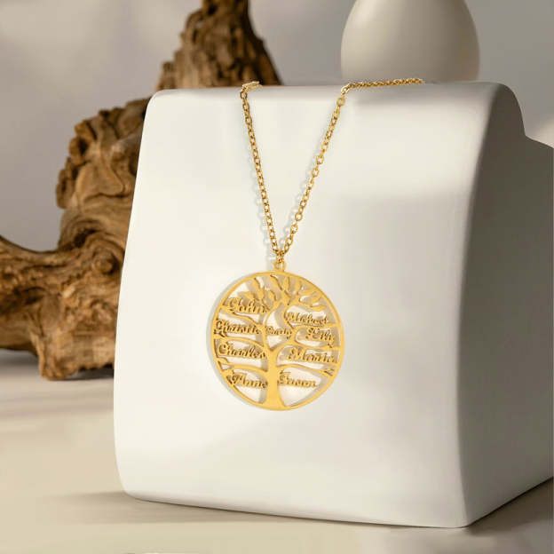 Family Tree of Love - Necklace with Luxury LED Box