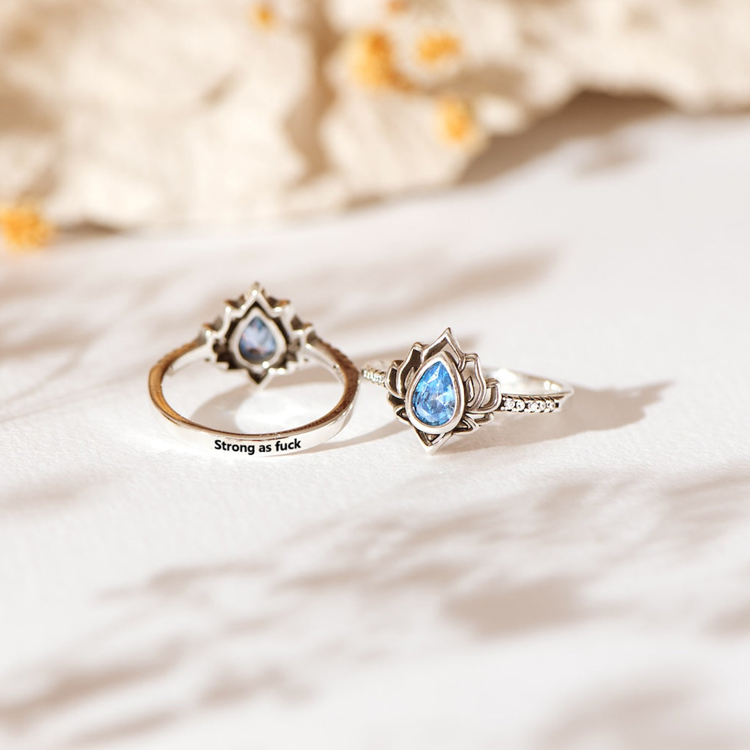 Strong as fuck Lotus Ring