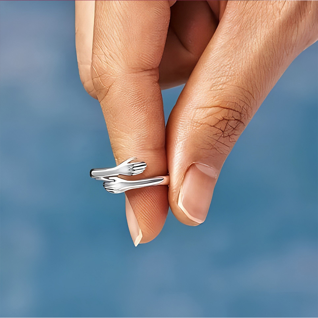 For Memorial - S925 Hug From Heaven Custom Hug Ring