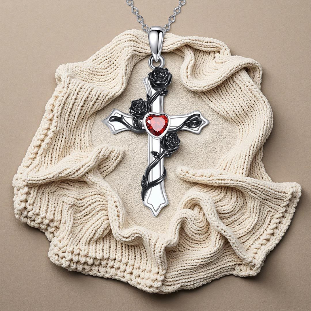 Black Rose Survival Necklace