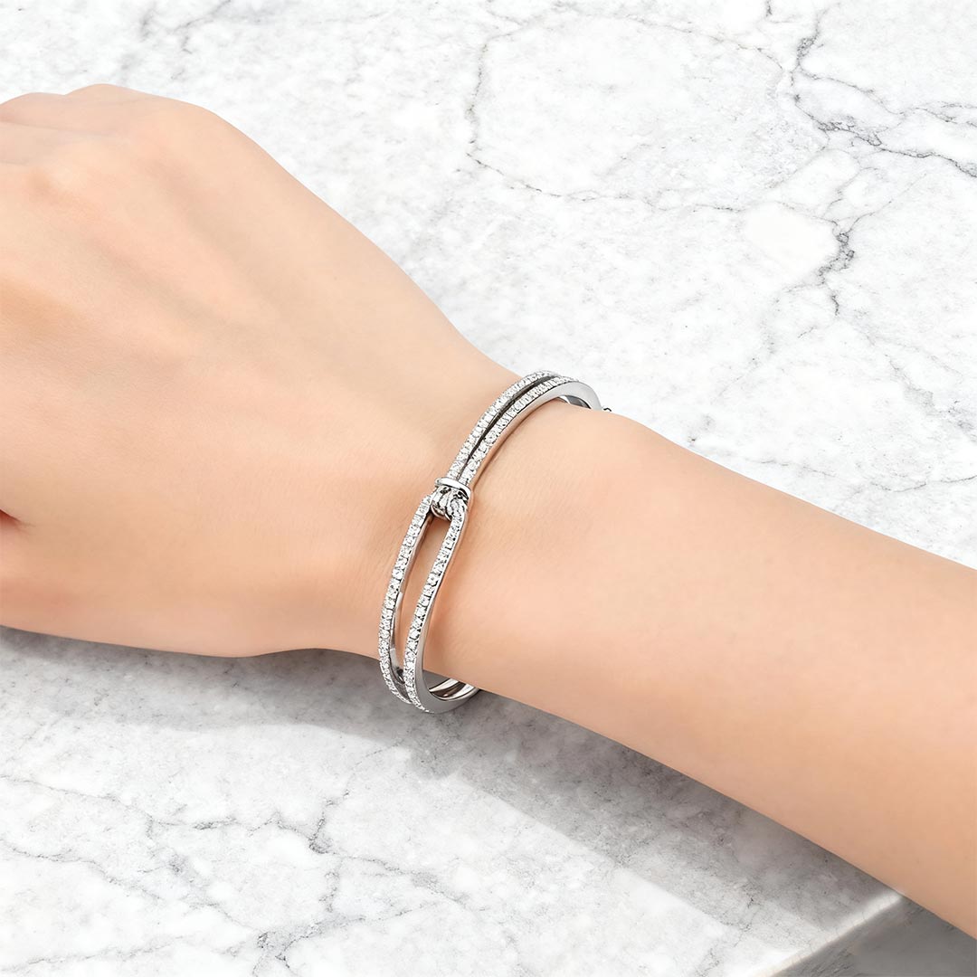 For Granddaughter -Angel-Knotted Grandmother-Granddaughter Bracelet