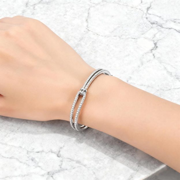 For Granddaughter -Angel-Knotted Grandmother-Granddaughter Bracelet