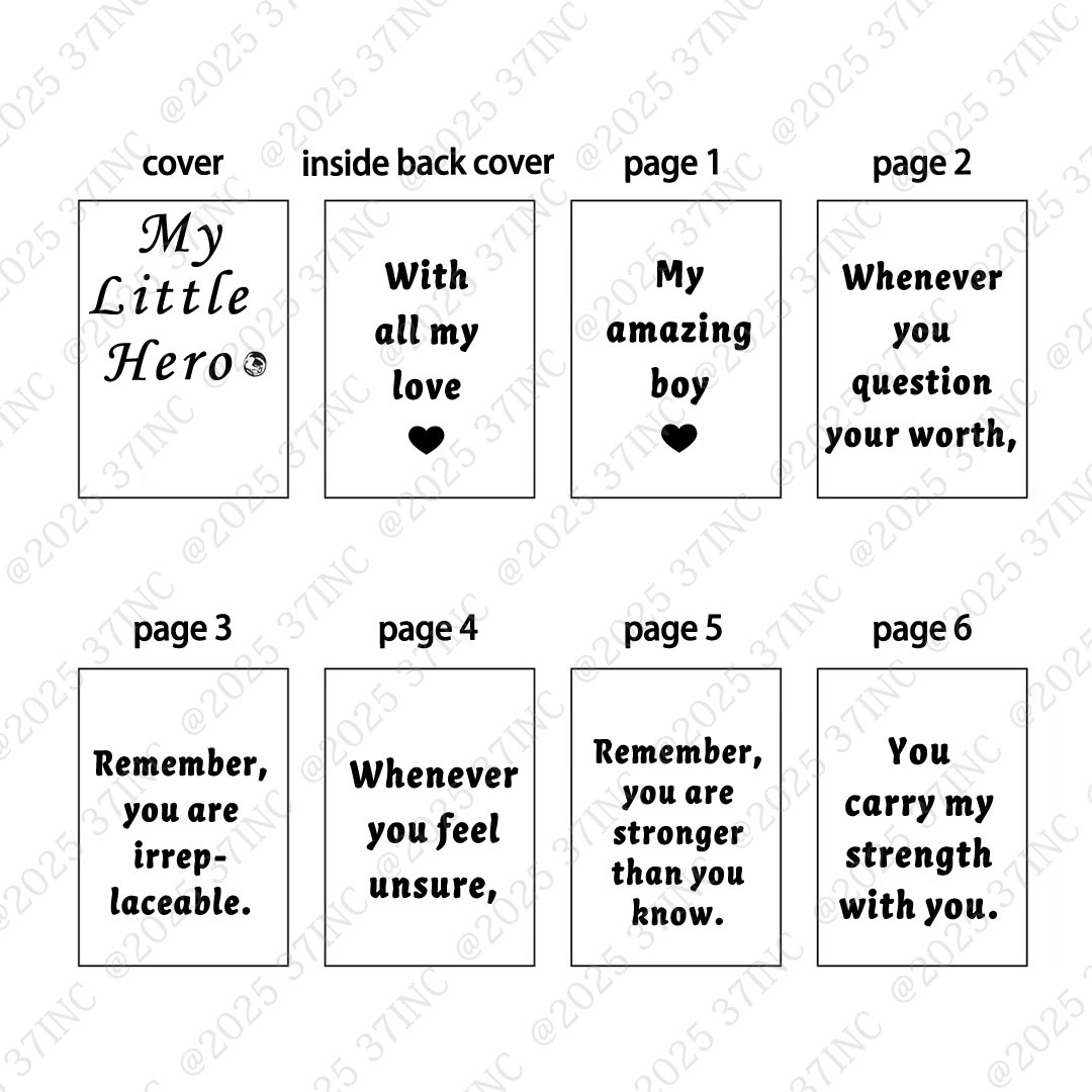 For Son -My Little Hero Necklace