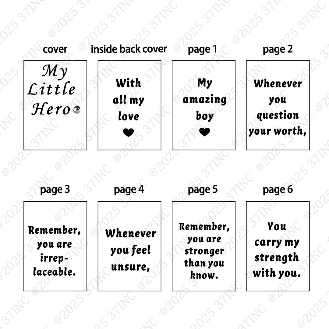 For Son -My Little Hero Necklace