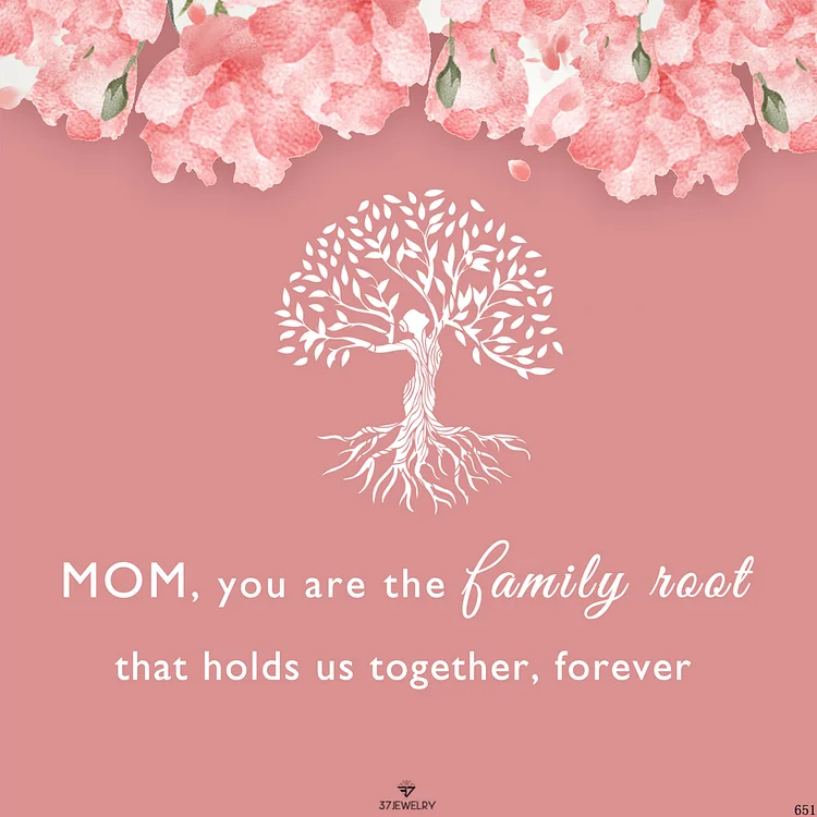 For Mom - The Family Root Customized 1-10 Names Family Tree Necklace