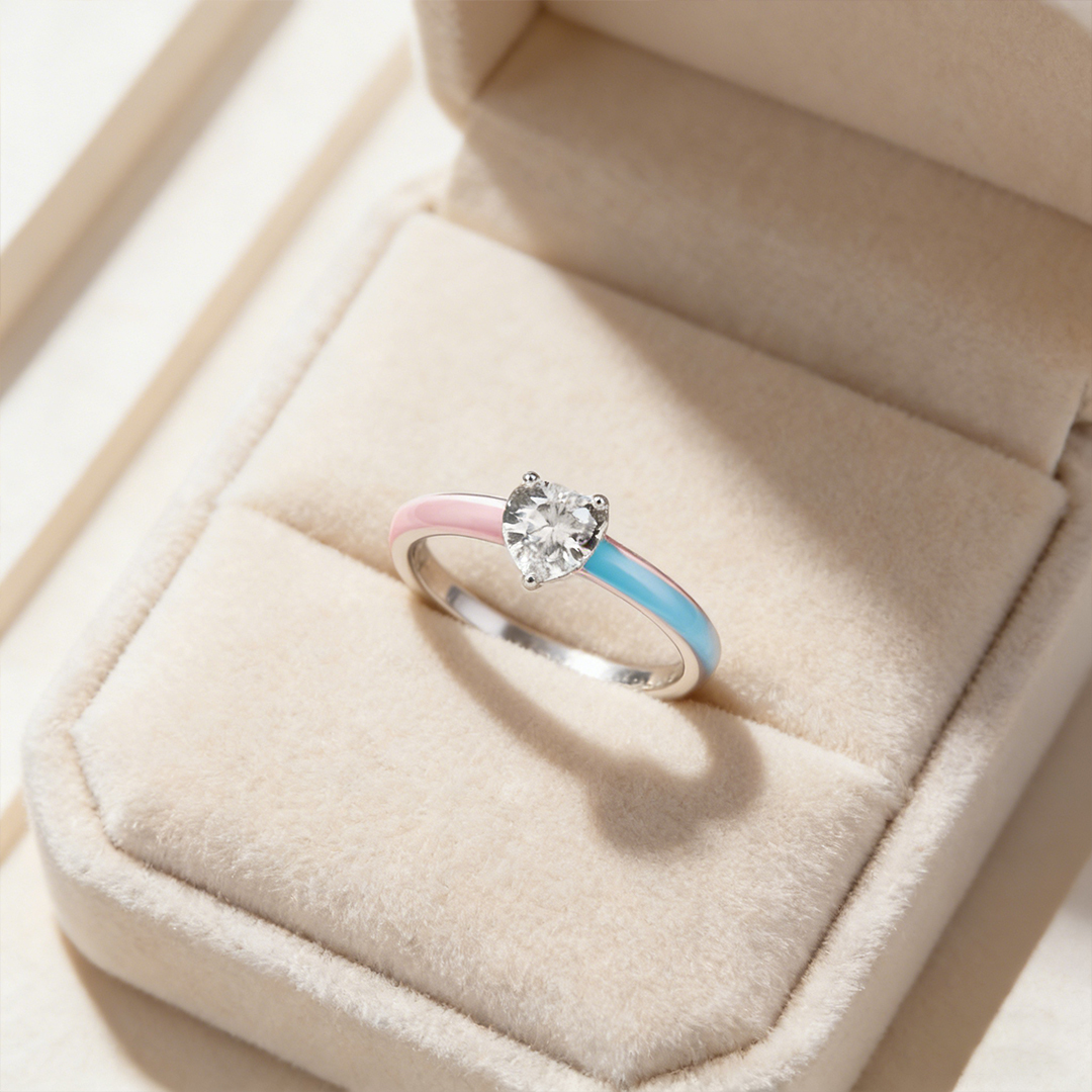 [Copy]For Mother Custom Birthstone Mother Daughter Twist Ring