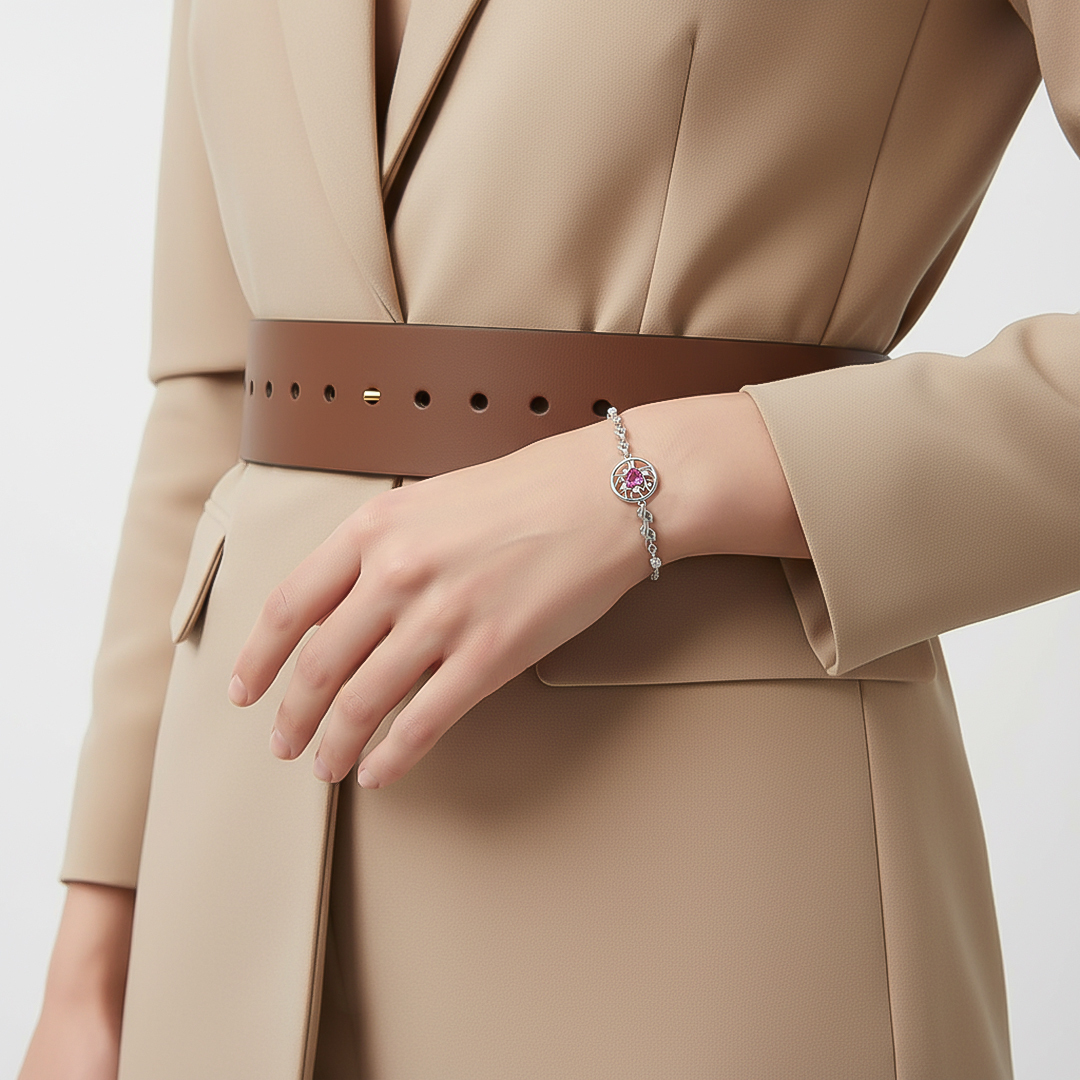 A mother is the family Root Custom Birthstone Bracelet