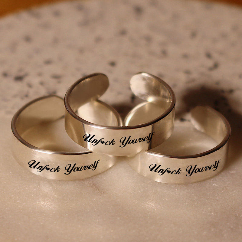Unf❤️ck Yourself Wid Band Ring