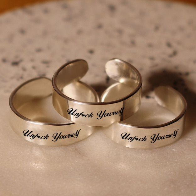 Unf❤️ck Yourself Wid Band Ring
