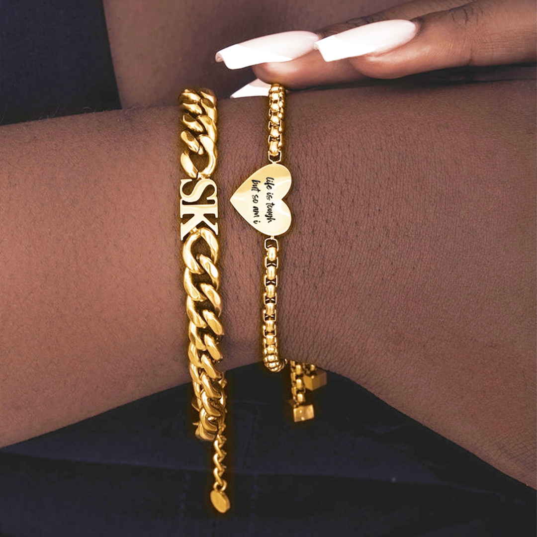 For Self - S925 I Am Awesome Love Bracelet