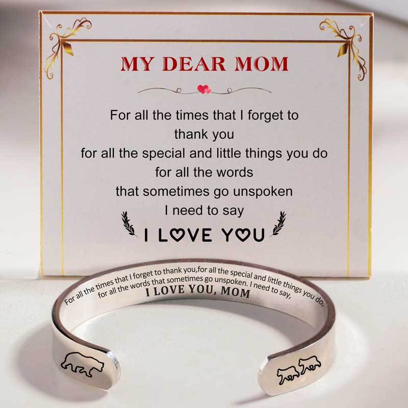For Mom - Mama Bear Bold Bracelet
