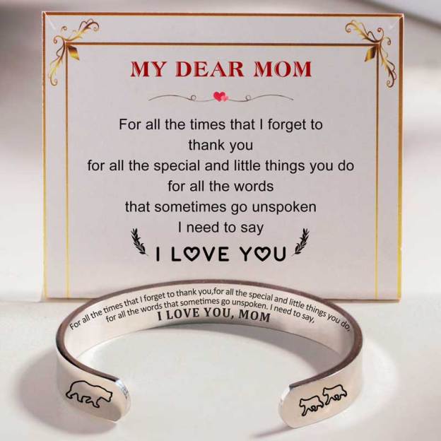 For Mom - Mama Bear Bold Bracelet