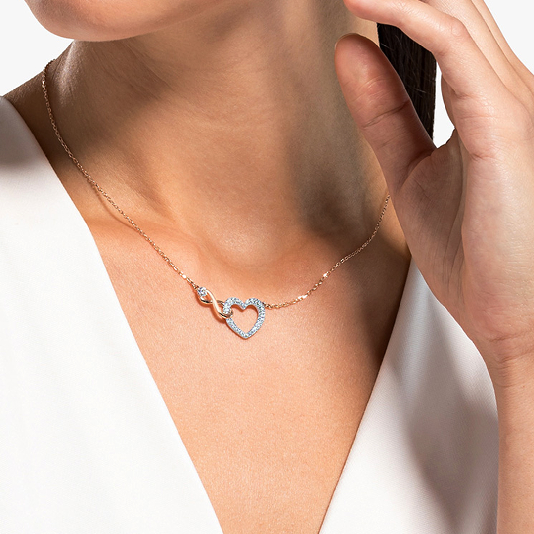 For Daughter - S925 Always Shine Like The Brightest Star Lnfinity Heart Necklace