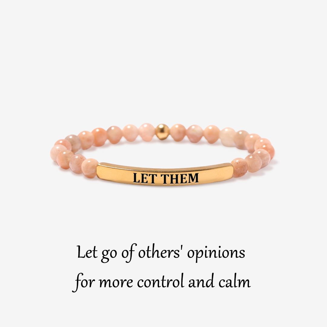 Let Them Bead Lettering Bracelet