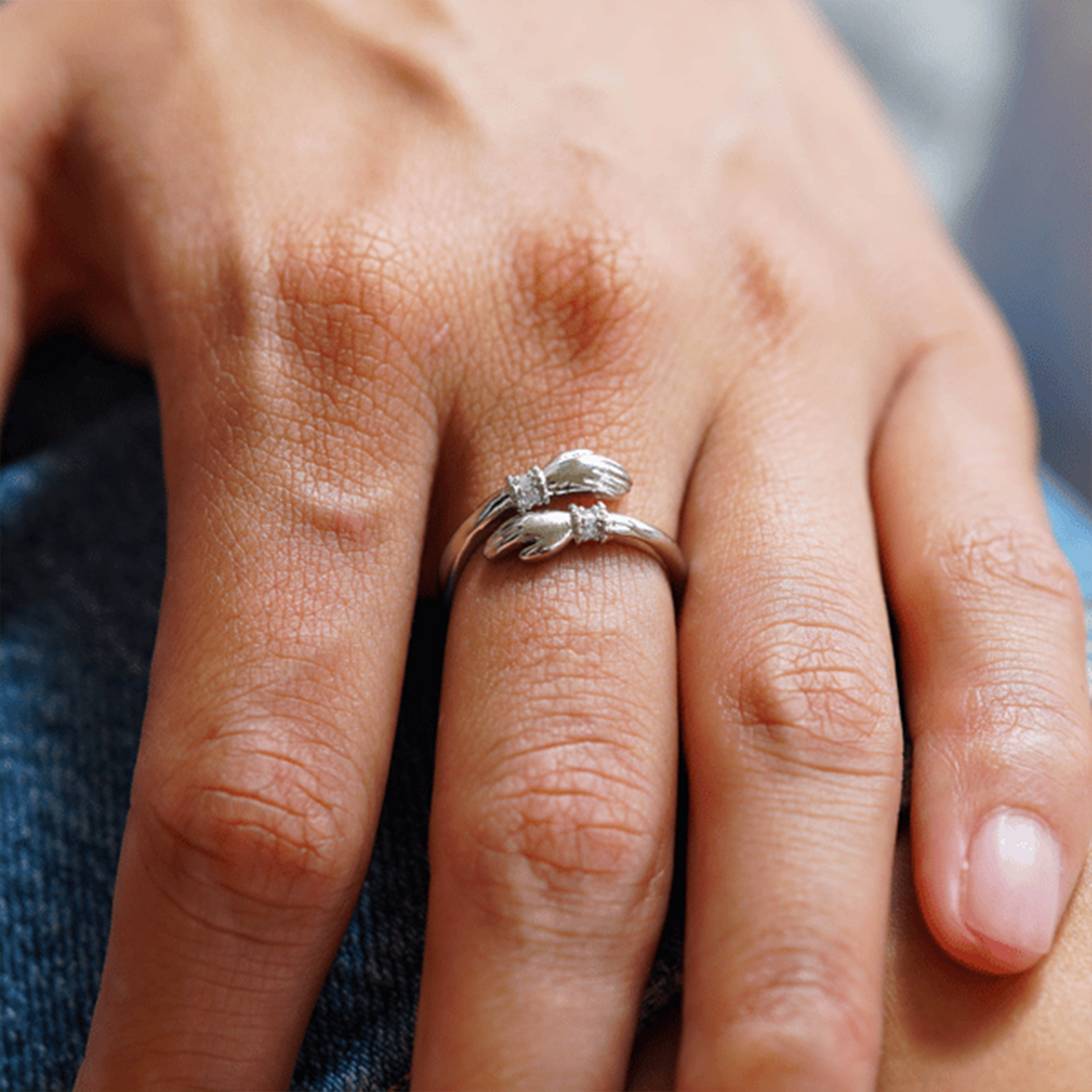 For Granddaughter - I Squeezed This Hug Ring Really Tight And Filled It With My Love And Light Hug Ring