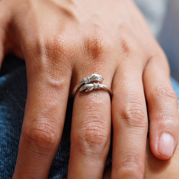 For Granddaughter - I Squeezed This Hug Ring Really Tight And Filled It With My Love And Light Hug Ring