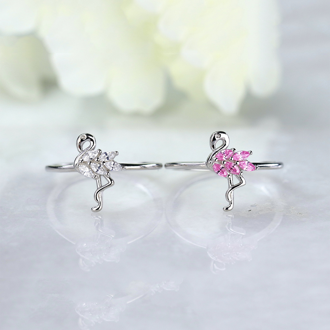 Fuck Them Flamingo Diamond Ring