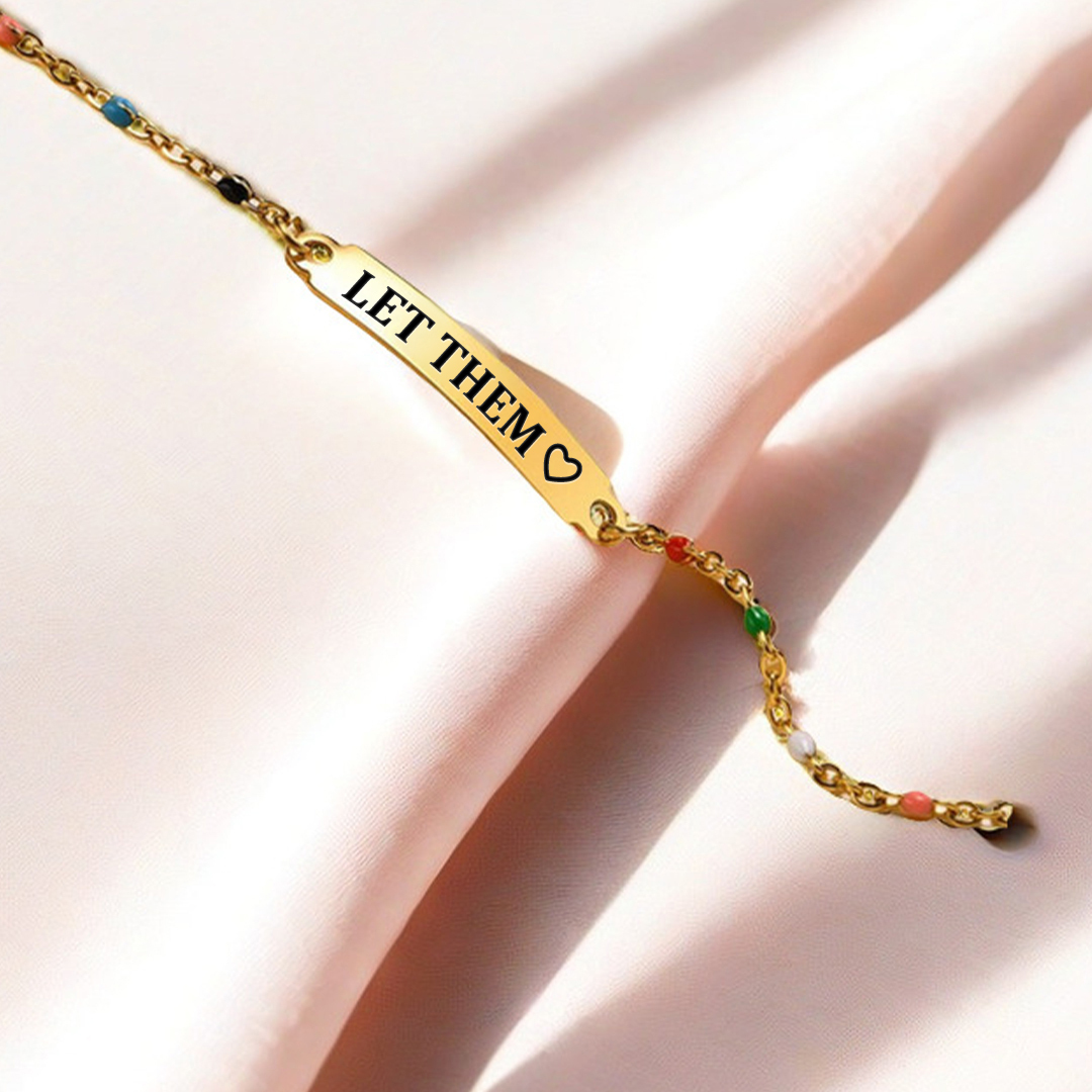 Let Them Dainty Colorful Bracelet