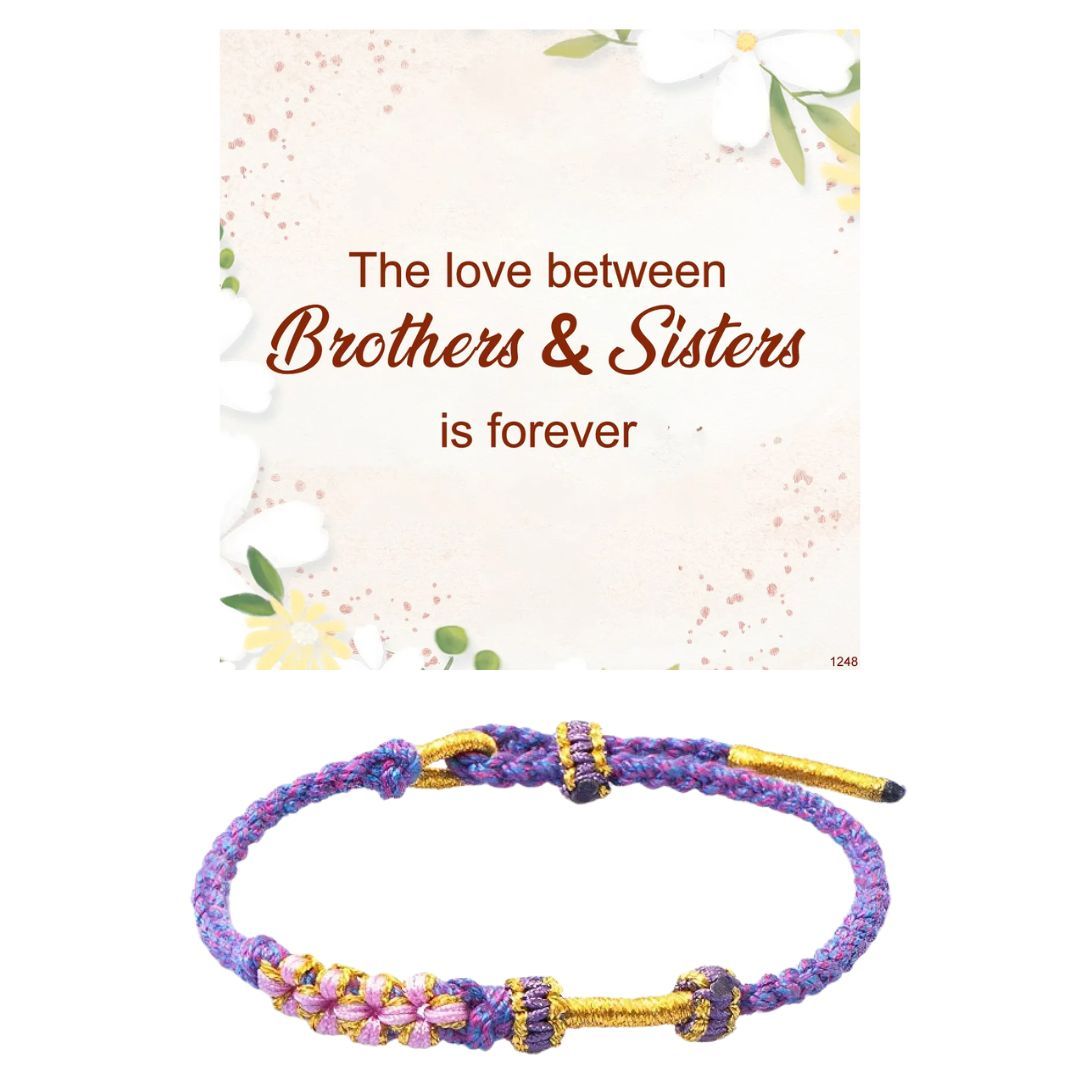 Brothers & Sisters Peach Blossom Knot Bracelet