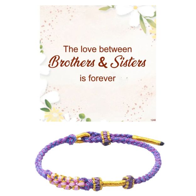 Brothers & Sisters Peach Blossom Knot Bracelet