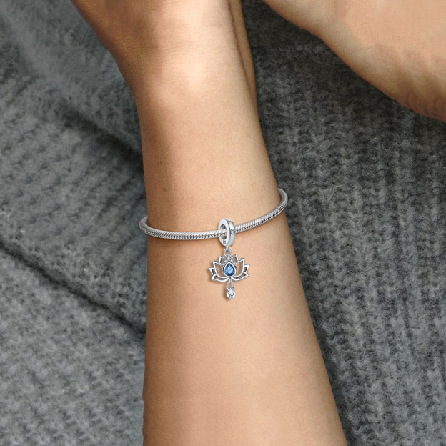 Fuck It and Begin Again Lotus Flower pendant lotus Bracelet