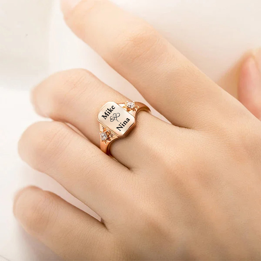 For Love - S925 You & Me Custom Ring
