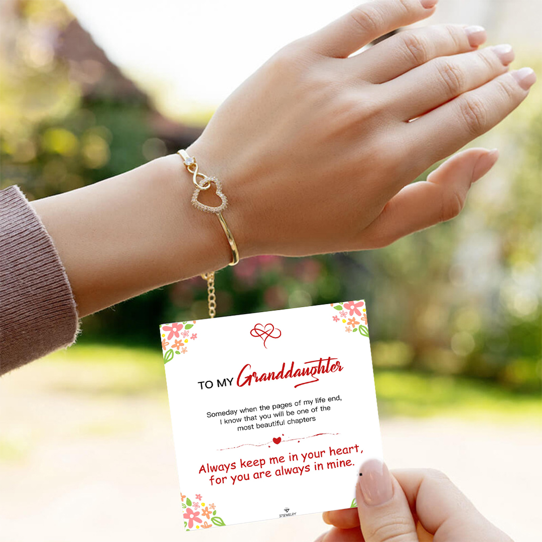 For Daughter - S925 you are always in mine Infinite Heart Bracelet