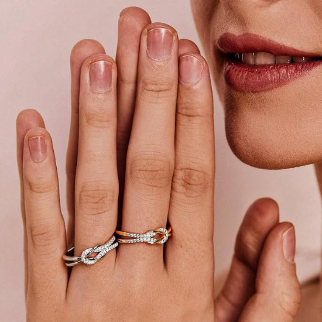 For Self - I Am Choosing My Peace Love Knot Ring