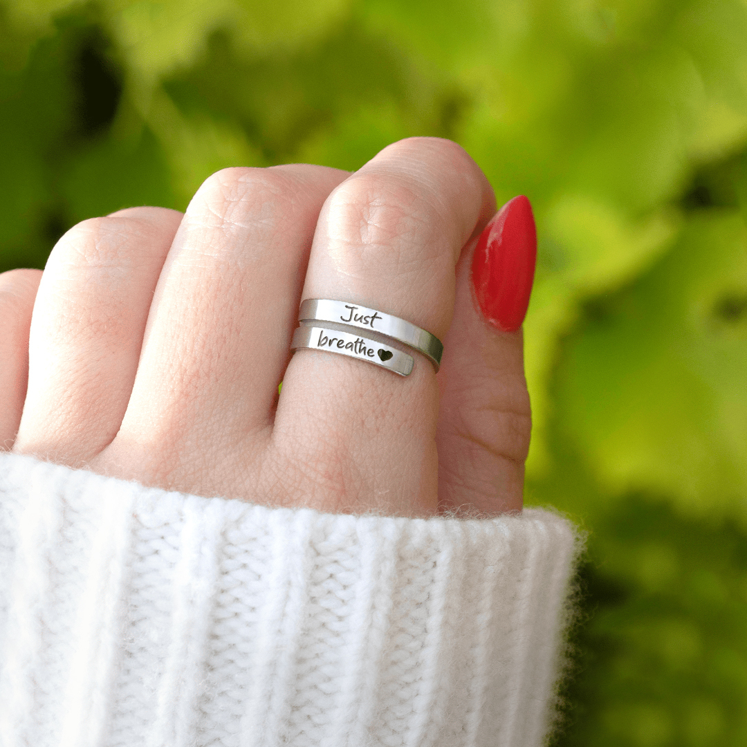 Fuck It Oval Open Ring