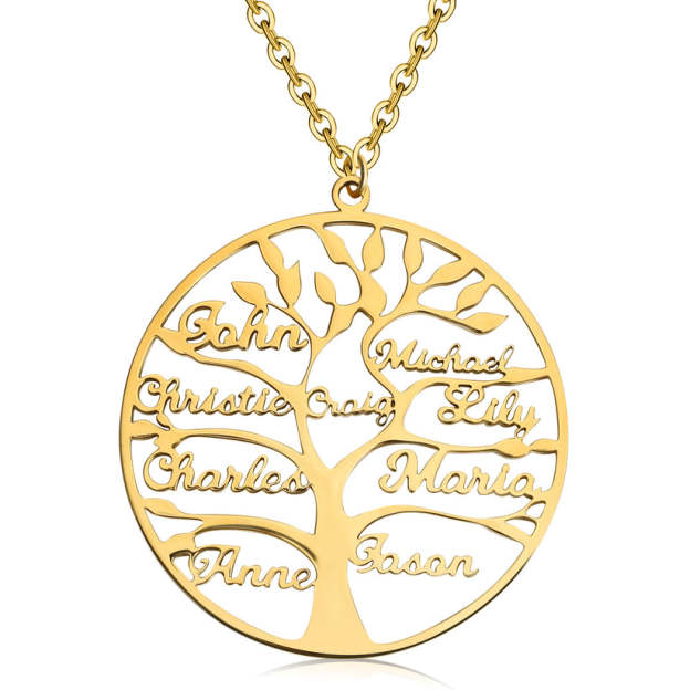 Family Tree of Love - Necklace with Luxury LED Box