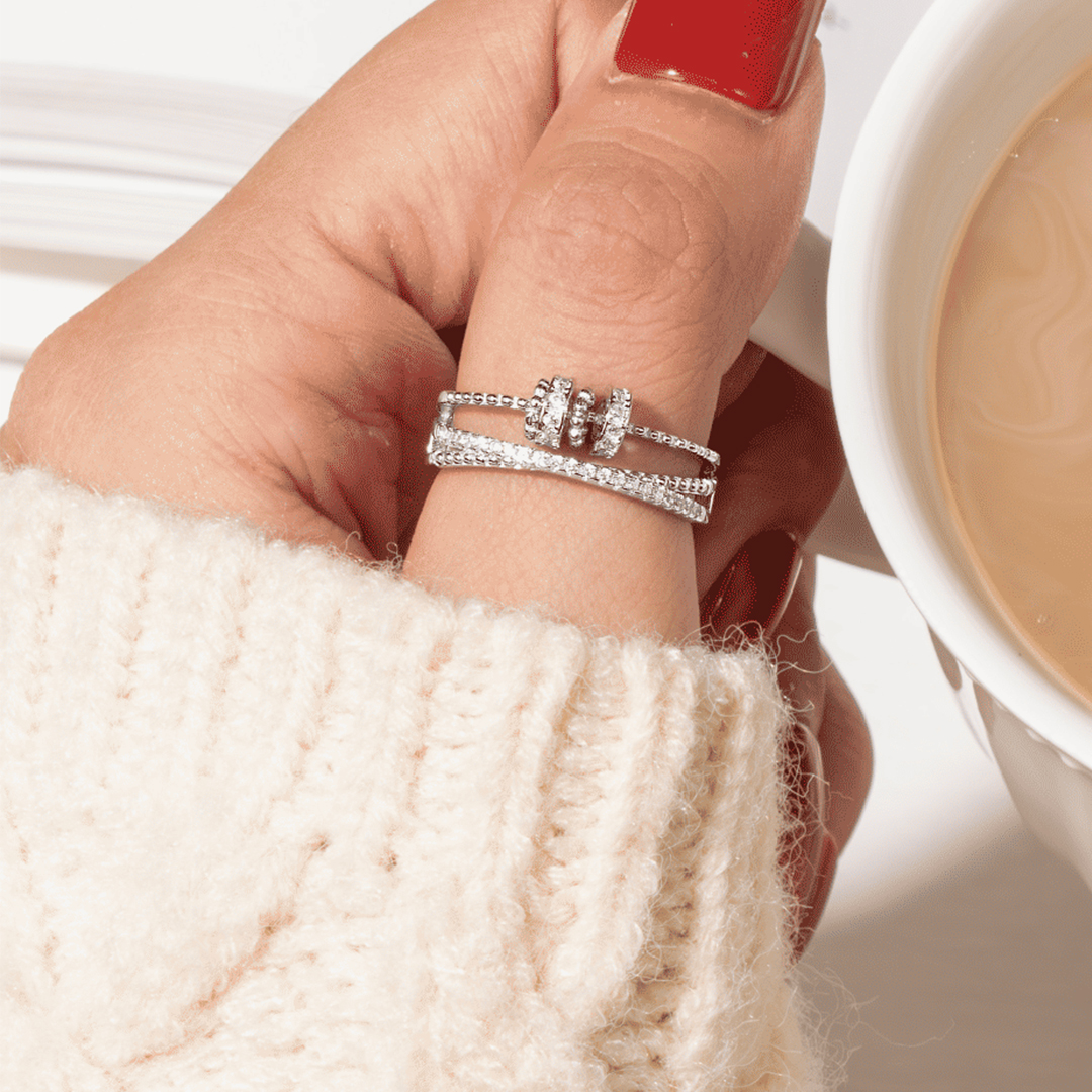 Just breathe Fidget Ring