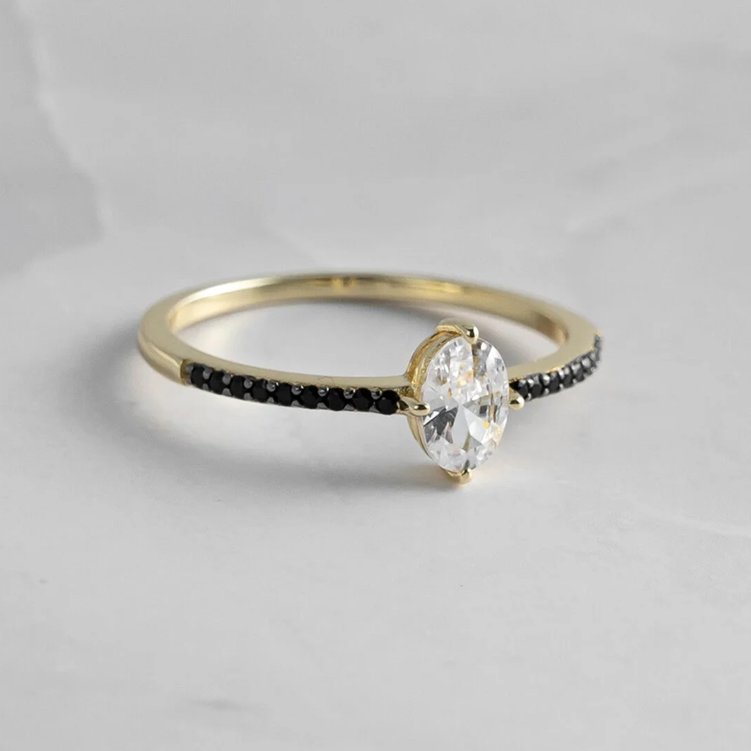 925 Silver Marquise Engagement Ring