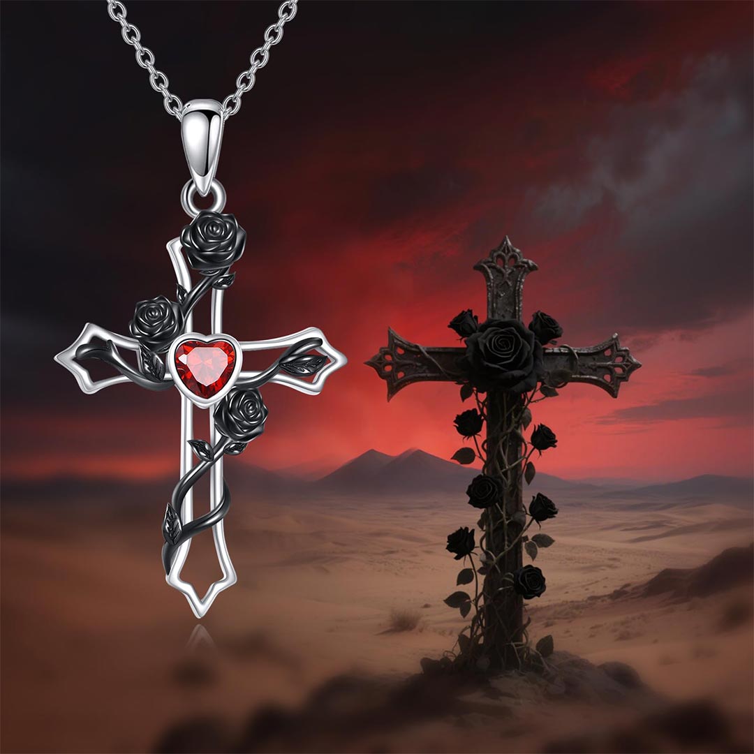 Black Rose Survival Necklace