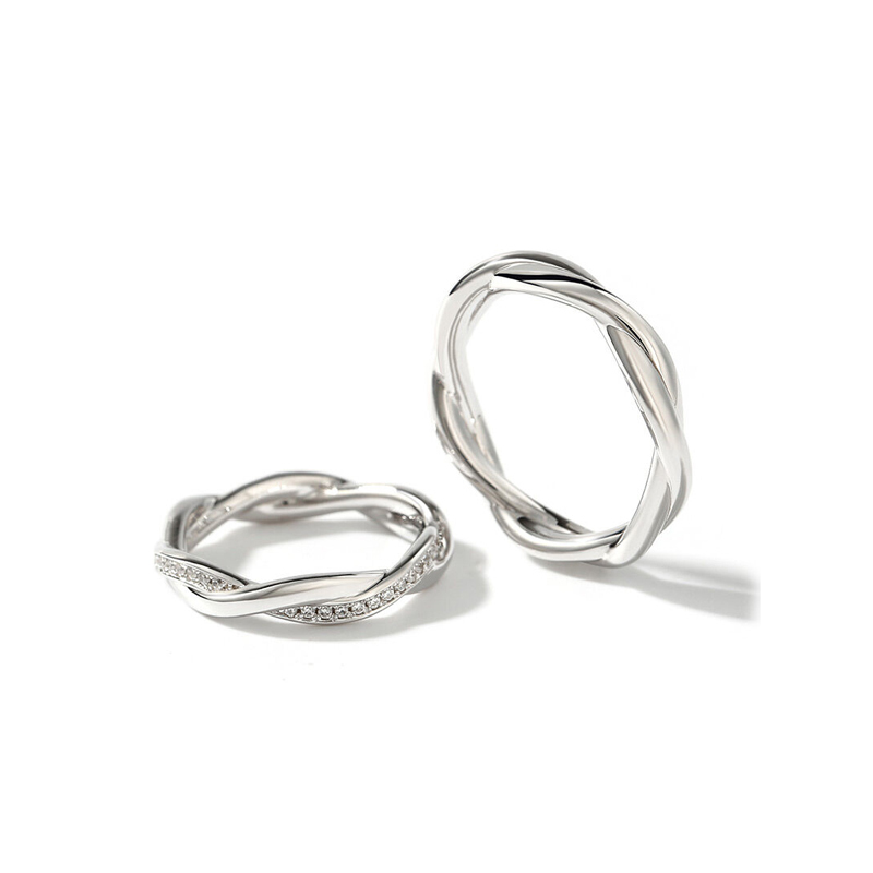 For Love - S925 I Love You Until Infinity Runs Out Wrap Ring