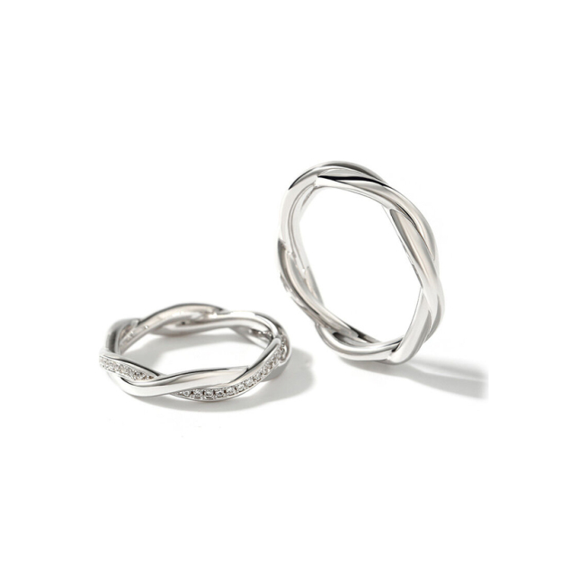 For Love - S925 I Love You Until Infinity Runs Out Wrap Ring