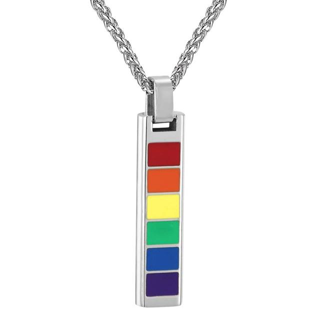 LGBTQ Rainbow Necklace